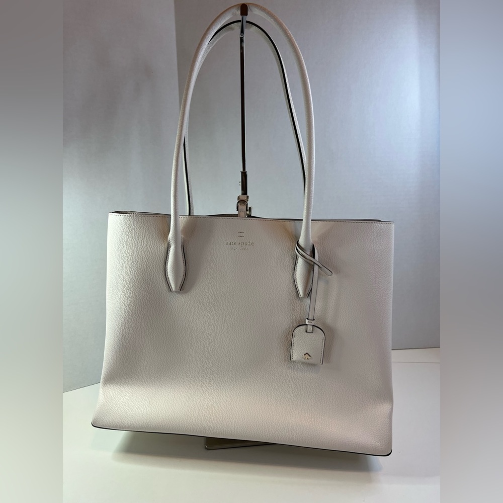 Kate Spade Eva Large Tote/Shoulder Bag Pearl/Cream
